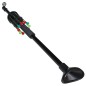Preview: Fox Outdoor Blasrohr-Set schwarz Einteilig mit Zubehör Länge 45 cm